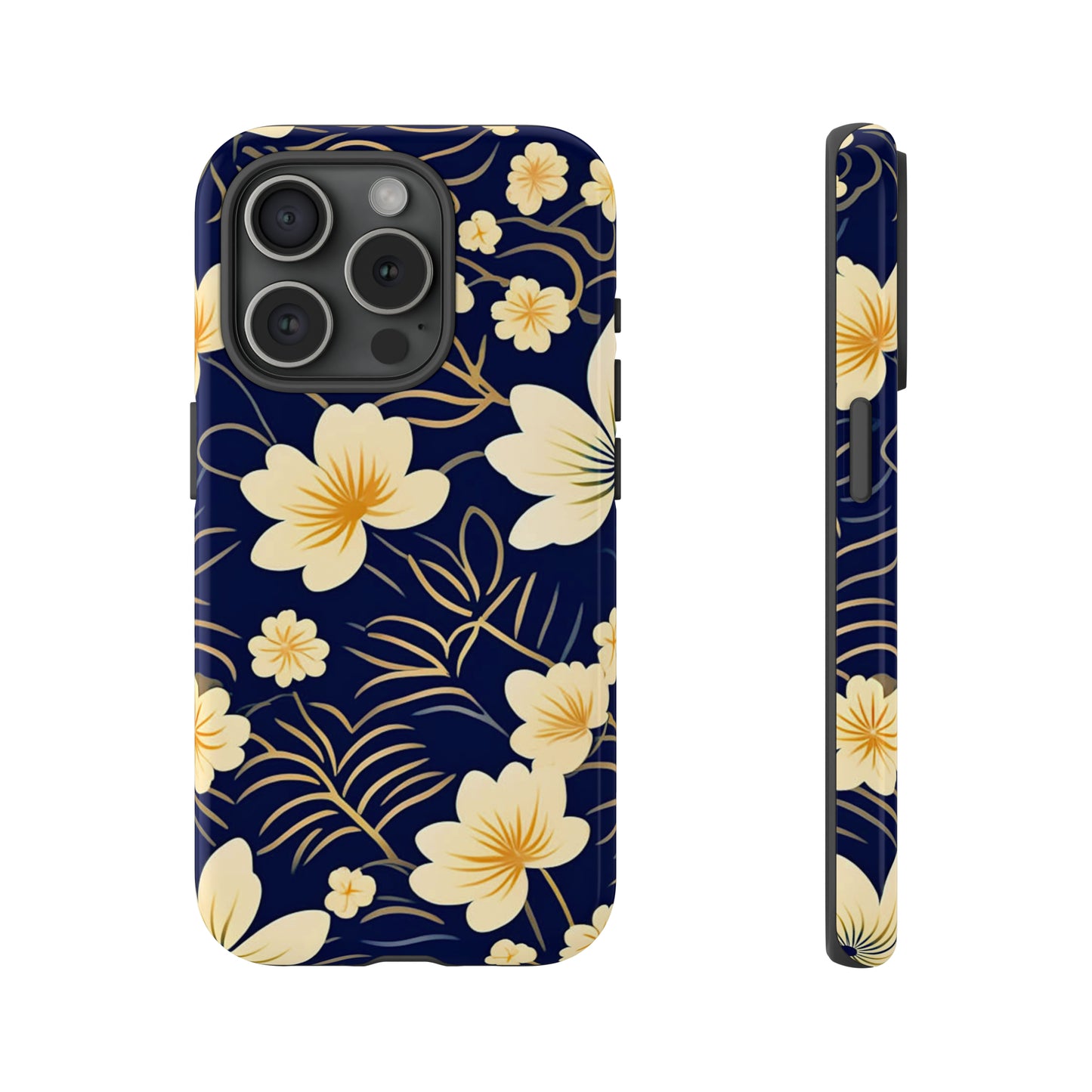 White Flower Art Tough Case