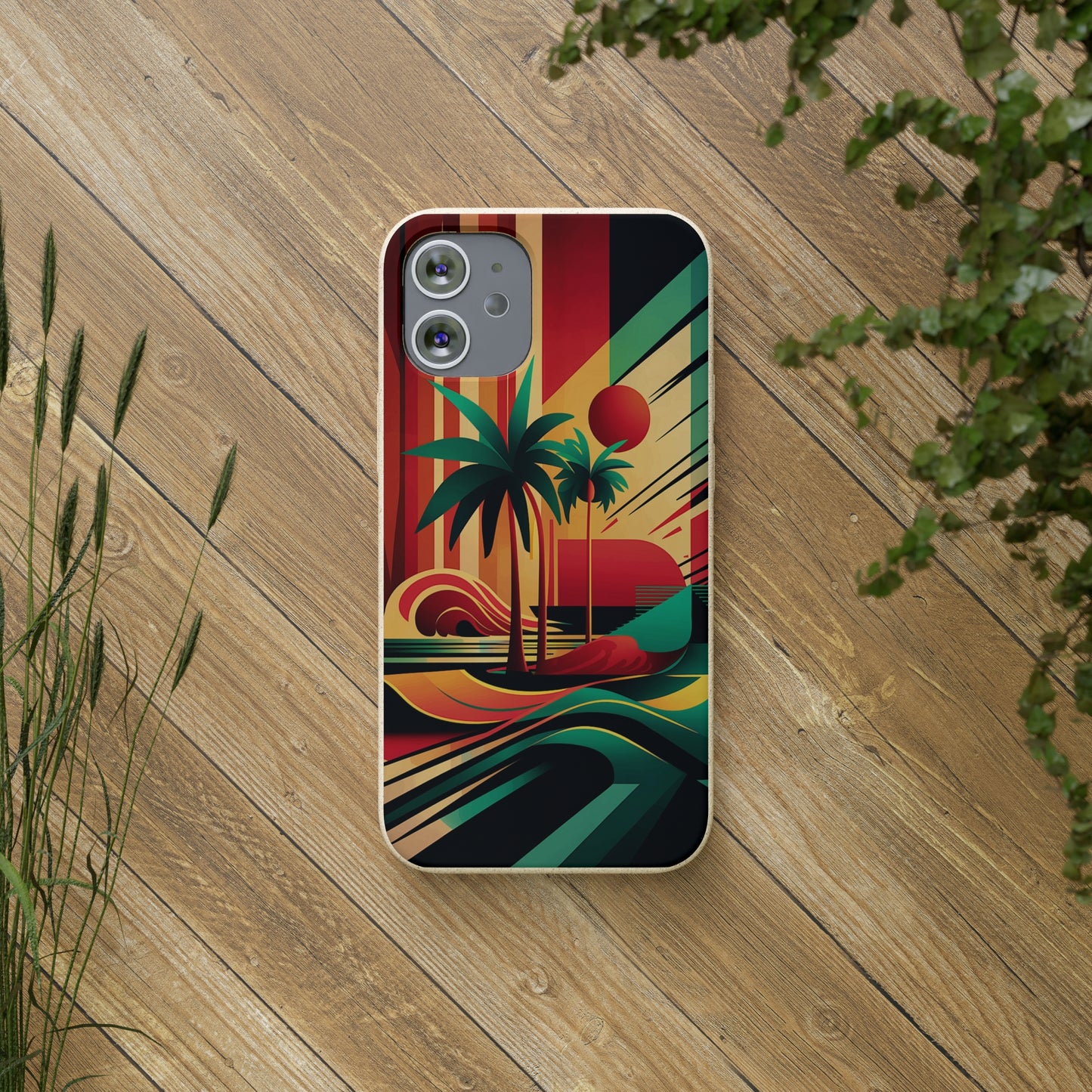 Beach Painting Biodegradable Case