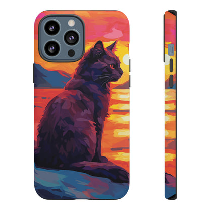 Sunset Cat Tough Case