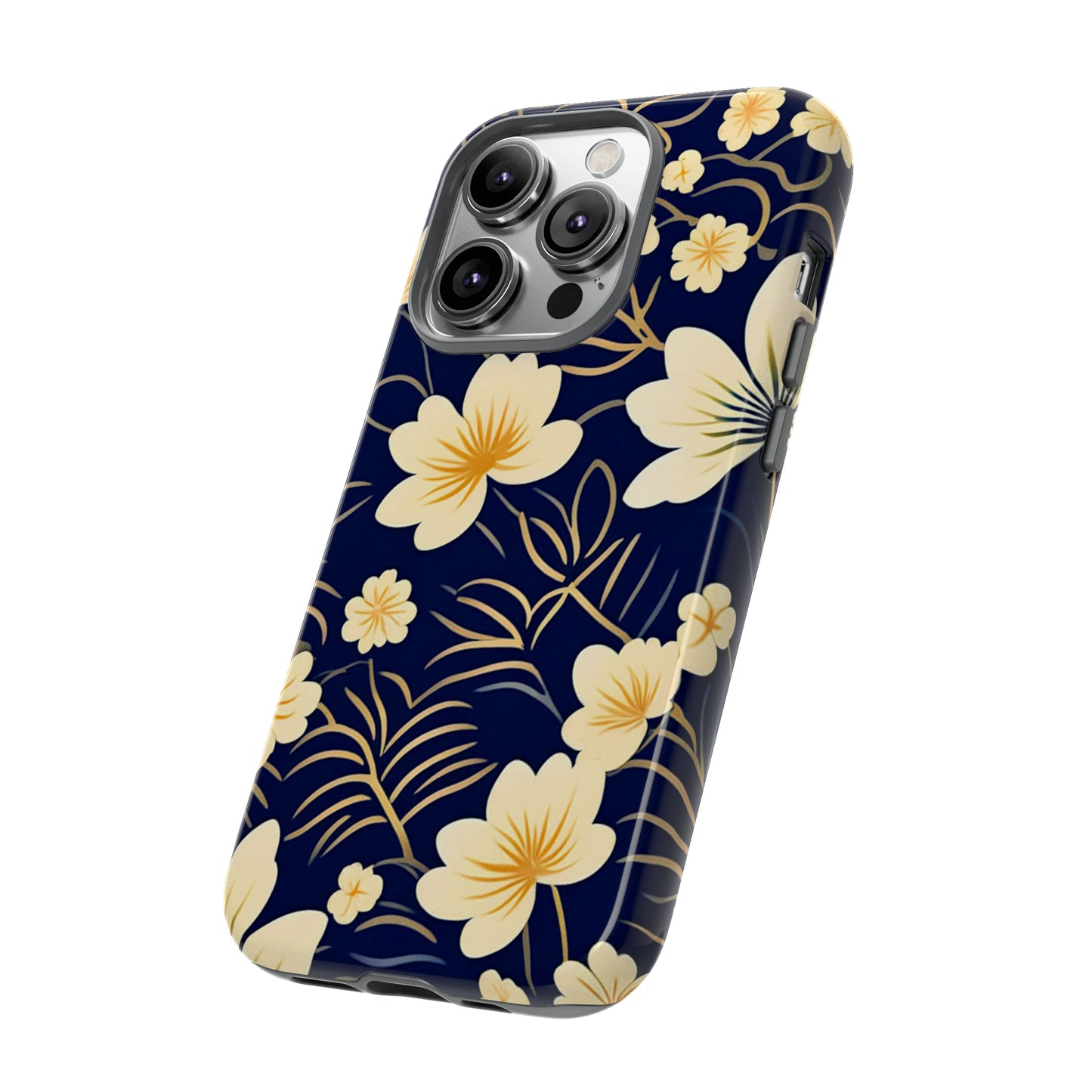 White Flower Art Tough Case