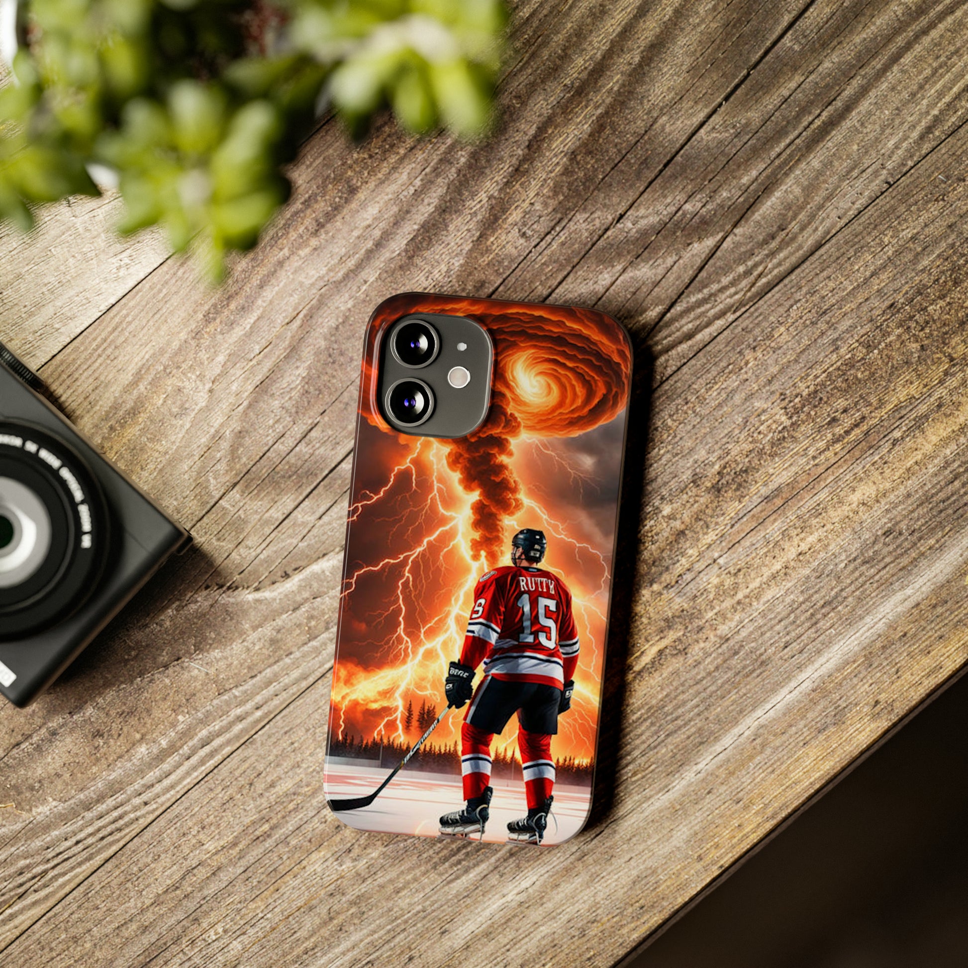 Ice Hockey Slim Phone Case - Colorwink