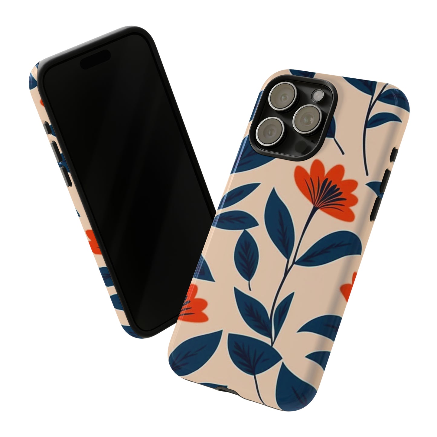 Floral Pattern Tough Case