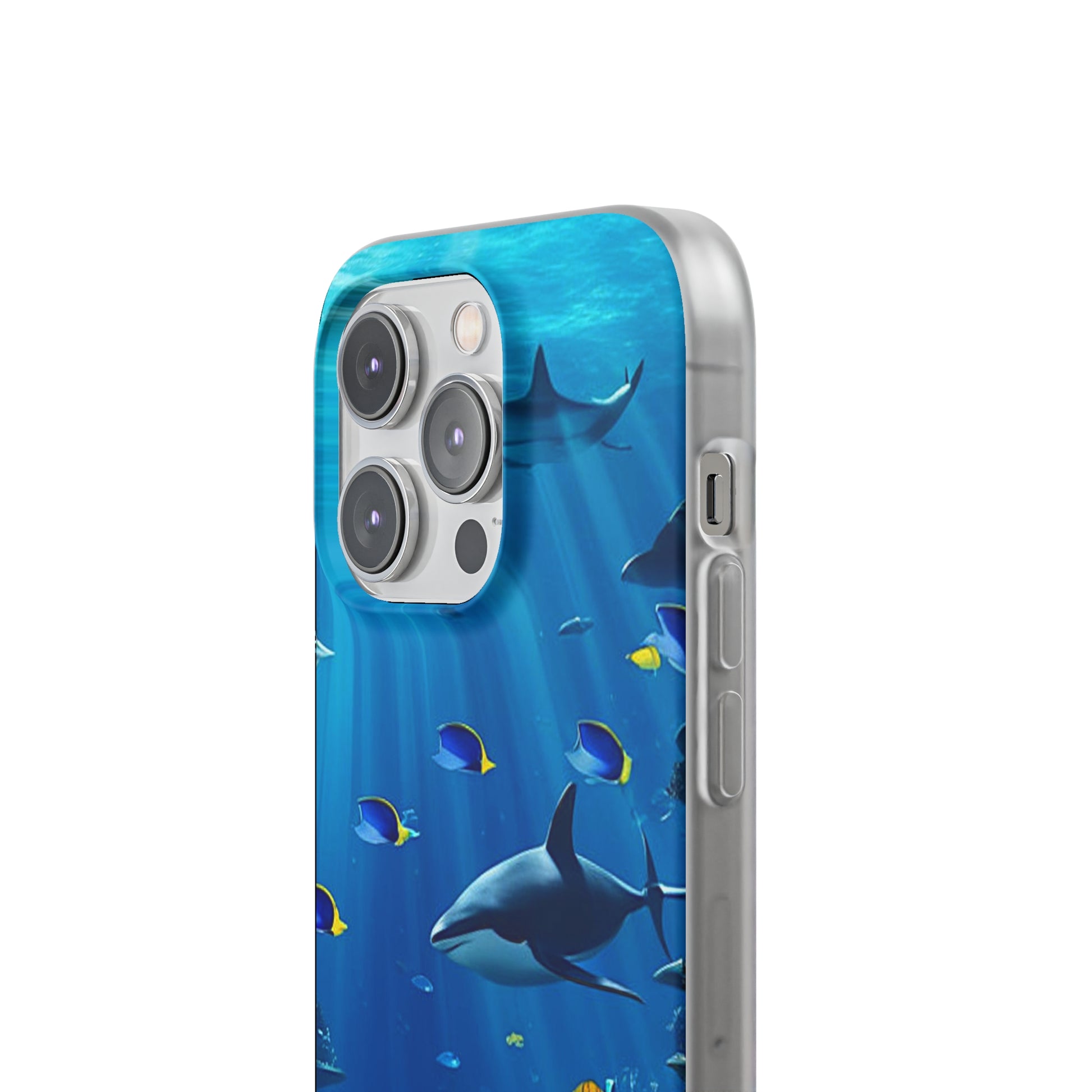 Blue Water Shark Flexi Case - Colorwink