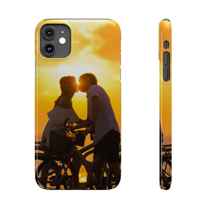 Sunset Kiss Slim Phone Case