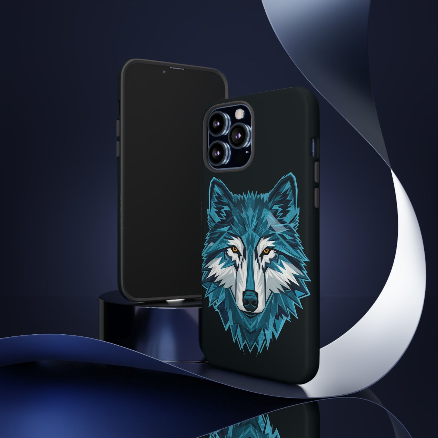 Cubism Wolf Art Tough Case