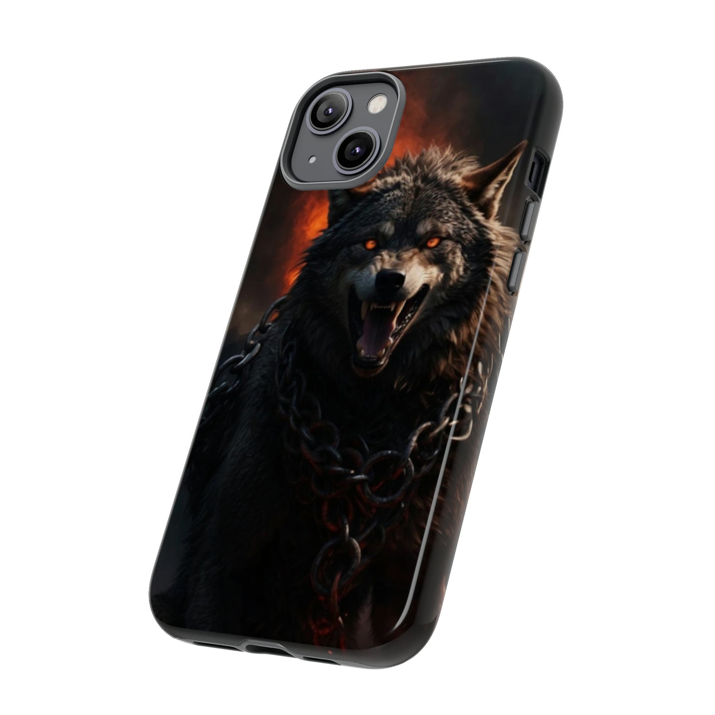 Wolf chained Tough Case