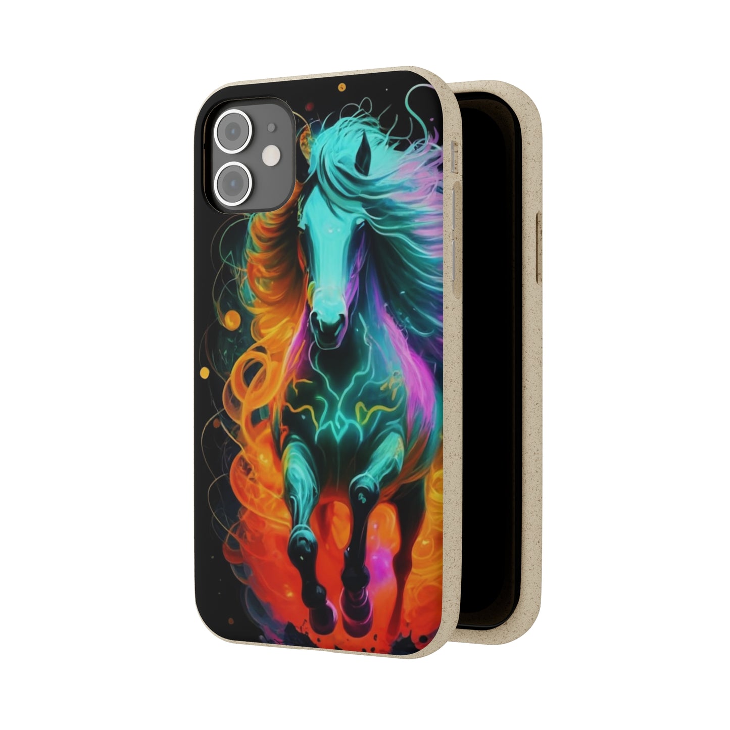 Psychedelic Horse Biodegradable Case