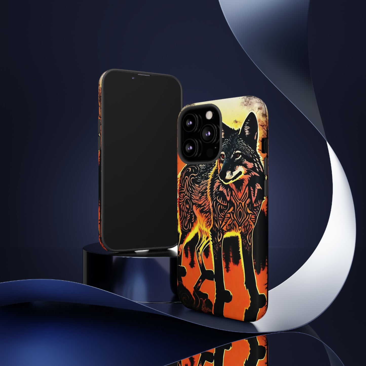 Fiery tail Tough Case