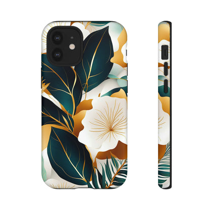 White Flowers Art Tough Case