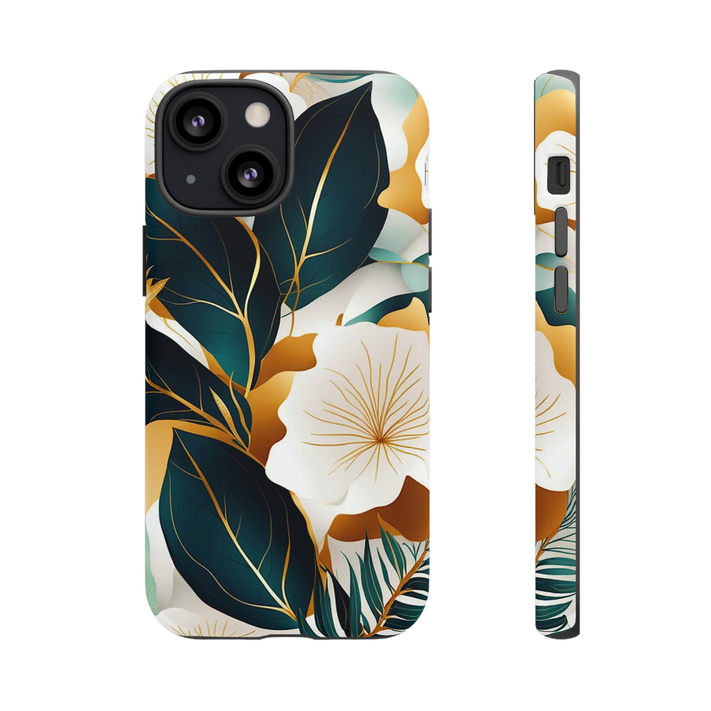 White Flowers Art Tough Case