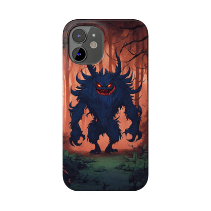 Terrifying Monster Slim Phone Case - Colorwink