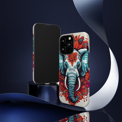 Floral Elephant Tough Case