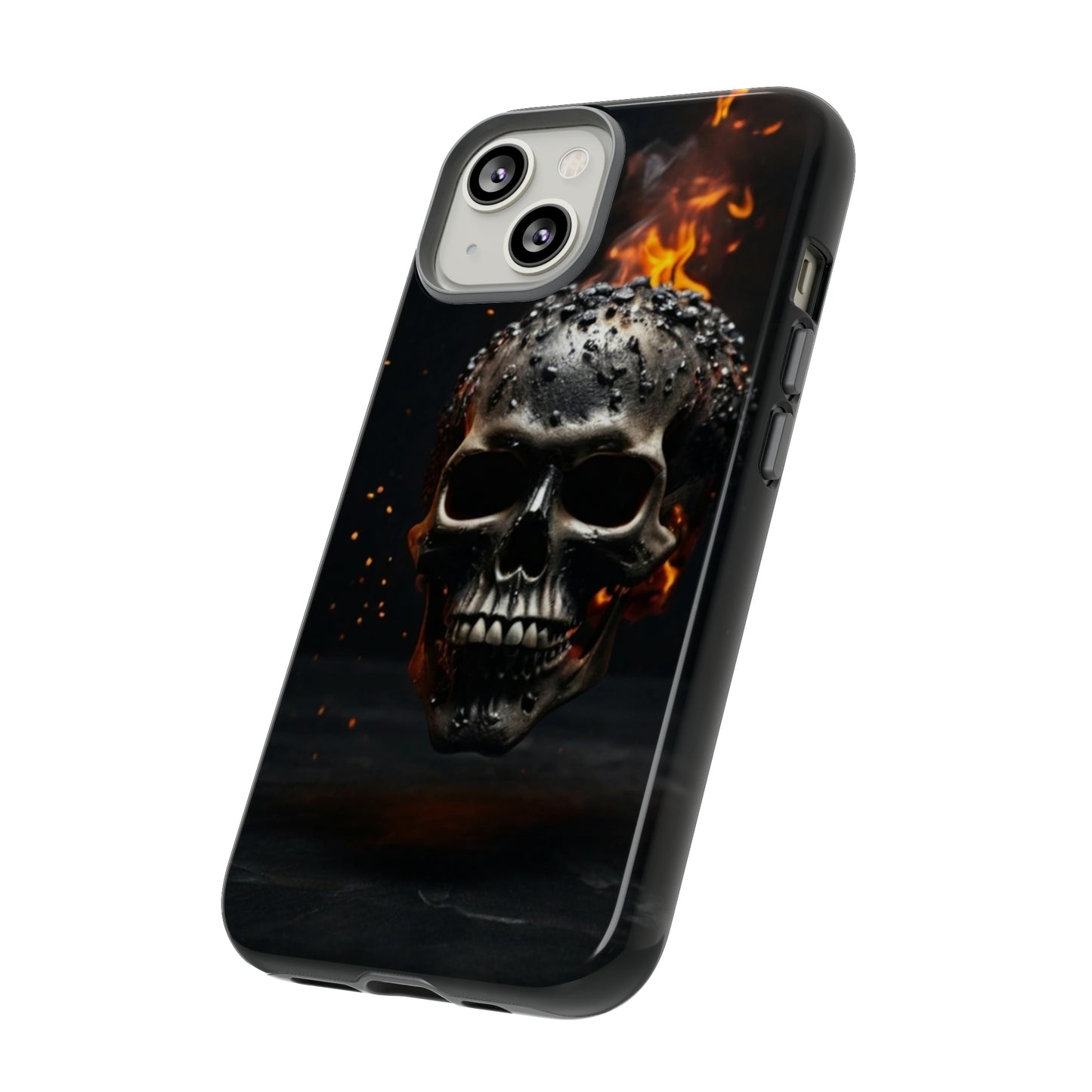 Fiery Skull Tough Case