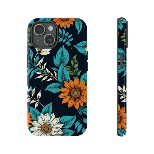 Flower Designs Pattern Tough Case