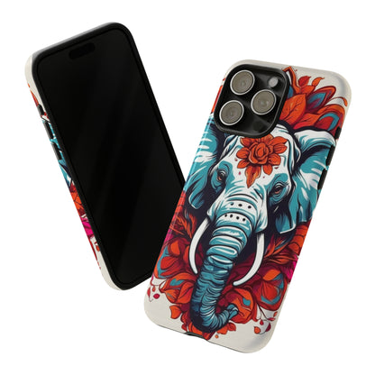 Floral Elephant Tough Case