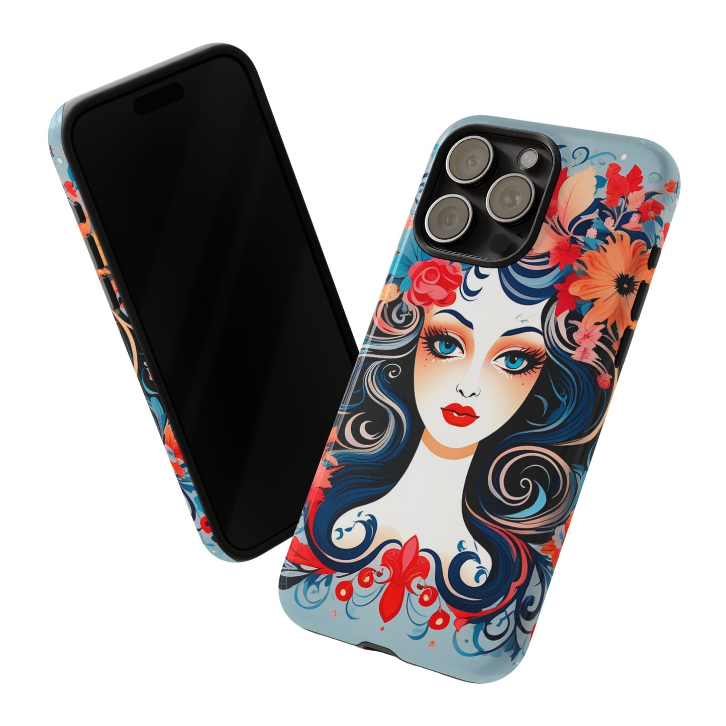 Floral Lady Tough Case