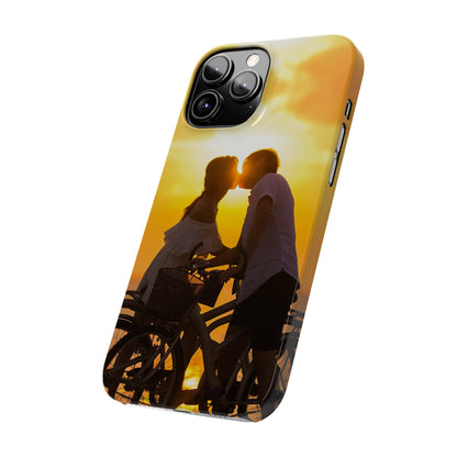 Sunset Kiss Slim Phone Case