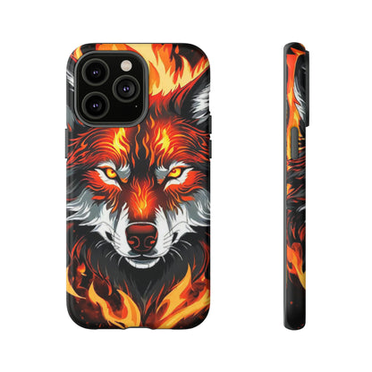 Fiery Wolf Tough Case