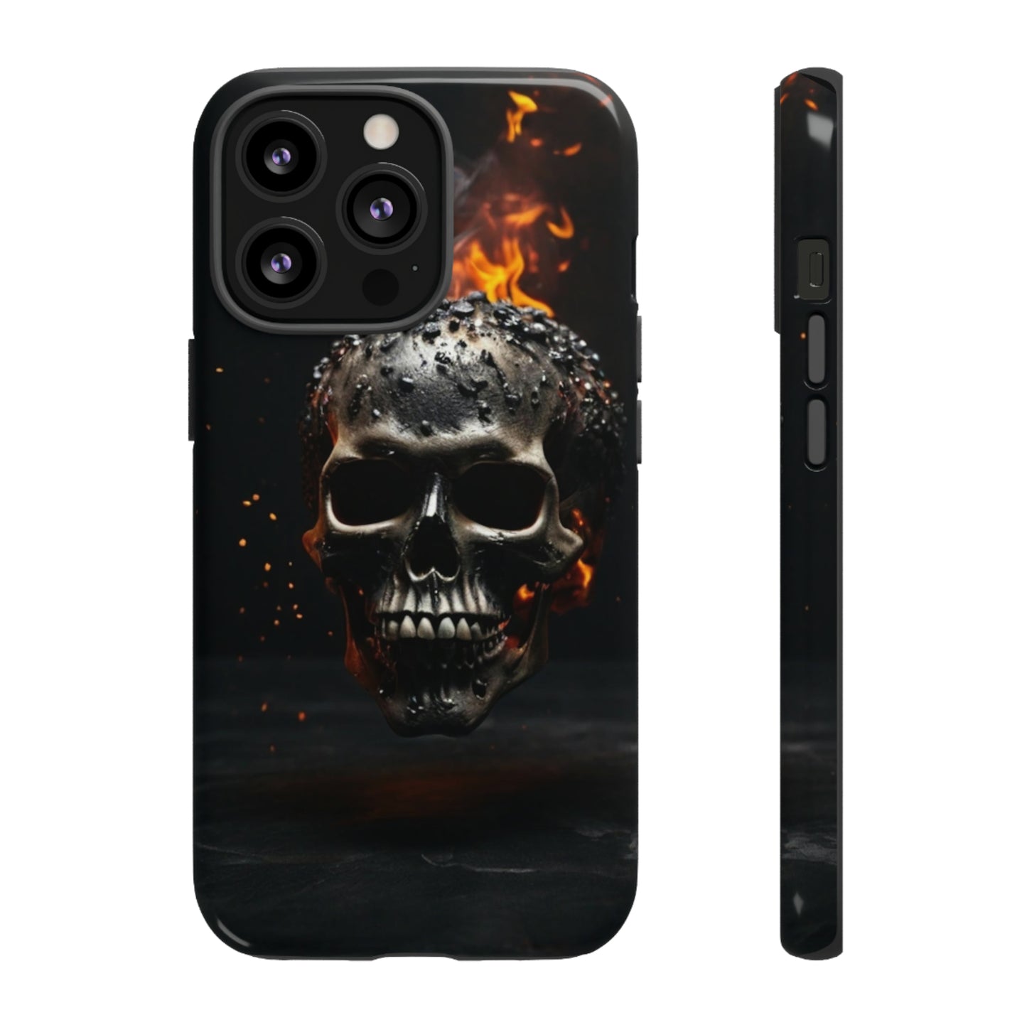 Fiery Skull Tough Case