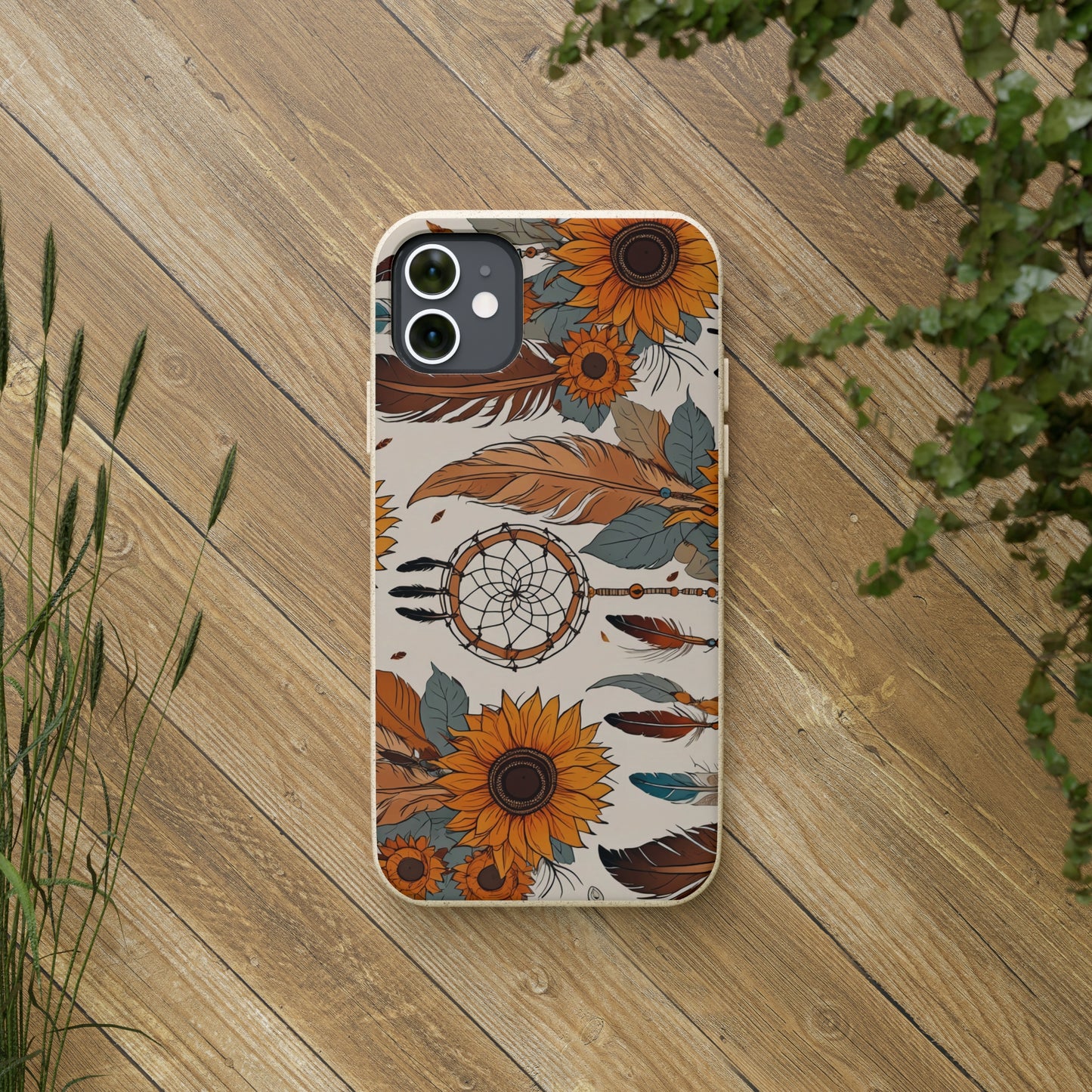 Floral Art Biodegradable Case