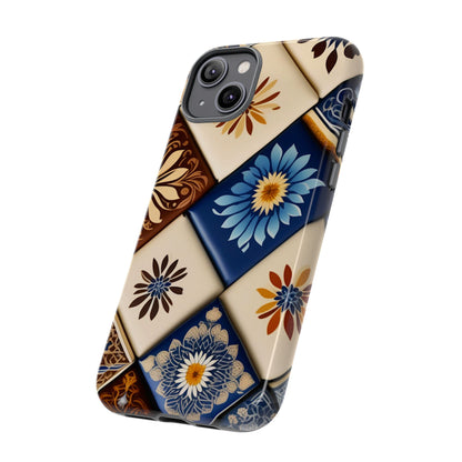 Floral Tiles Tough Case