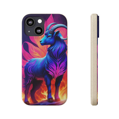 Pink Peculiar Goat Biodegradable Case