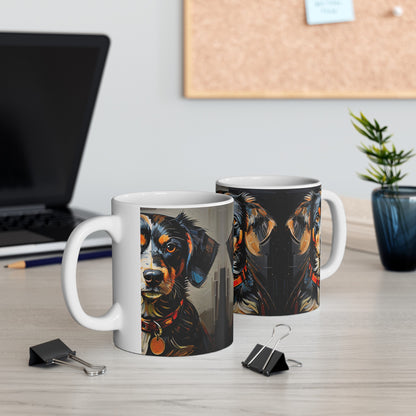 Border Collie Pup Coffee Mug