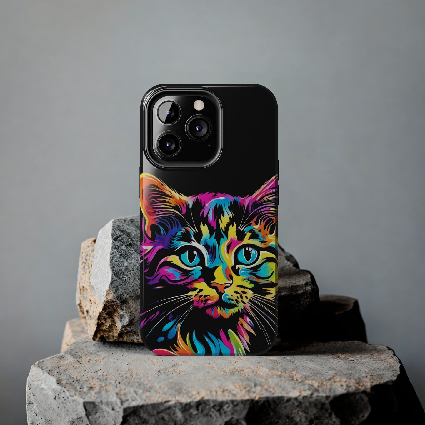 Psychedelic Cat Tough Case