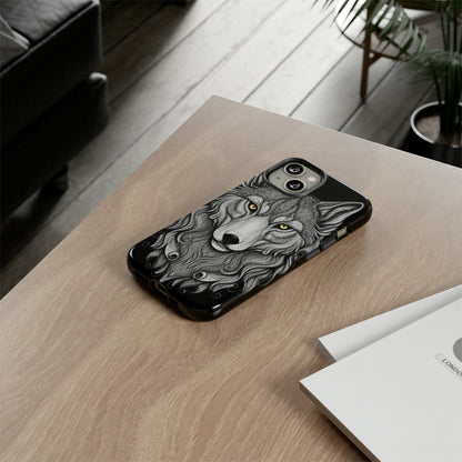 Wolf Pattern Tough Case