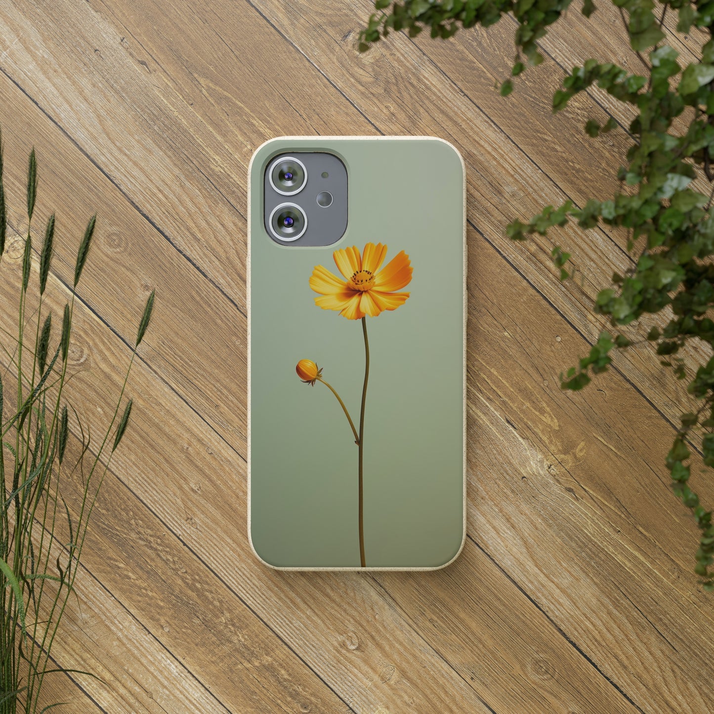 Lone Flower Biodegradable Case