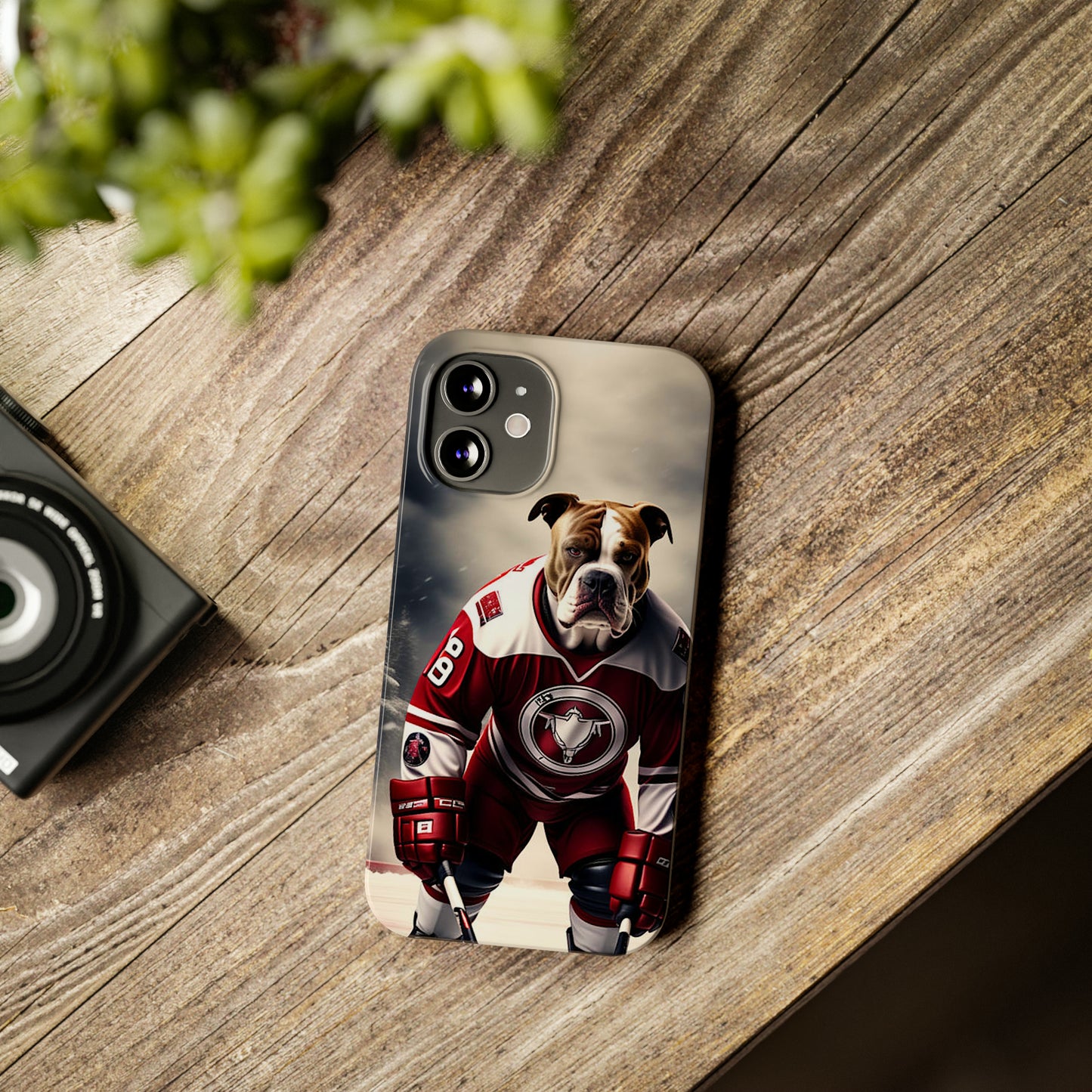 Ice Hockey Player Slim Phone Case - Colorwink