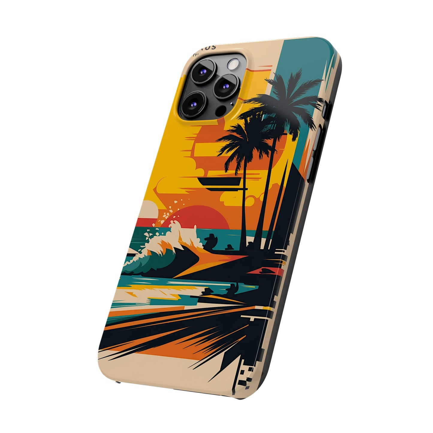 Beach Mural Slim Phone Case - Colorwink