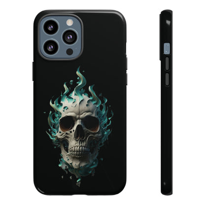 Flaming Skull Tough Case