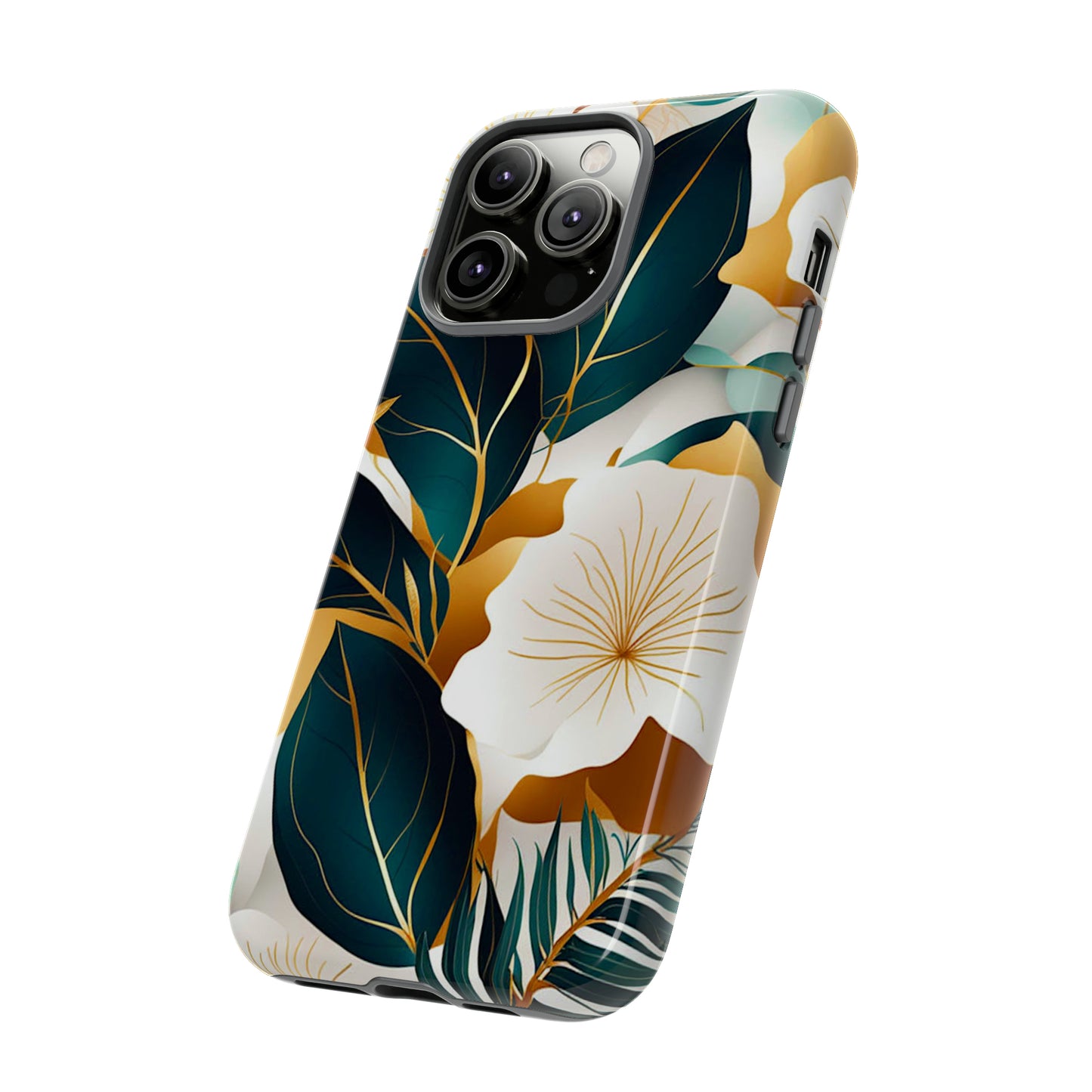 White Flowers Art Tough Case