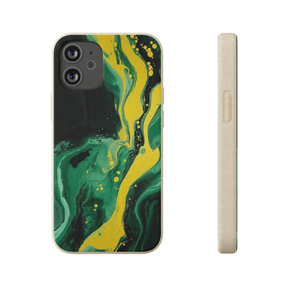 Swirling Shadows Design Biodegradable Case