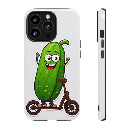 Cucumber on Scooter Tough Case