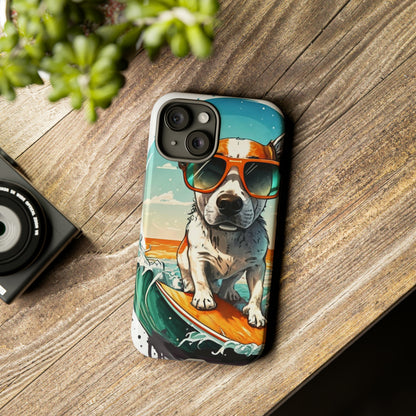 Dog Surfer Tough Case