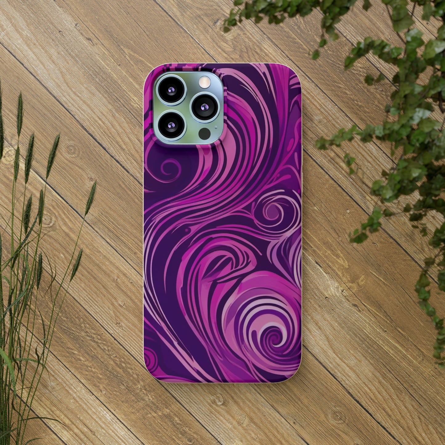 Abstract Illusions Biodegradable Case