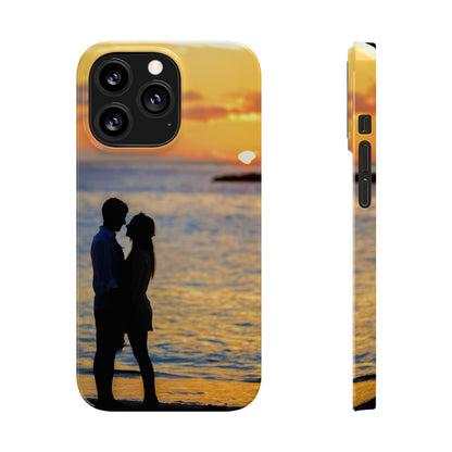 Beach Love Slim Phone Case