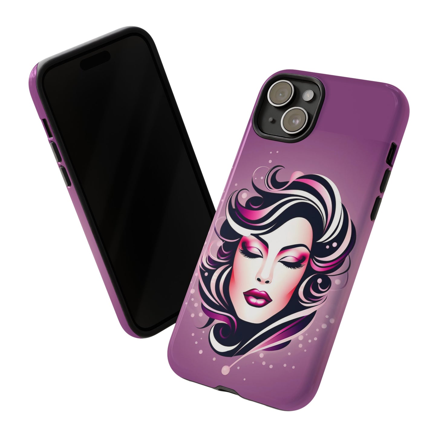 Magenta Lady Tough Case