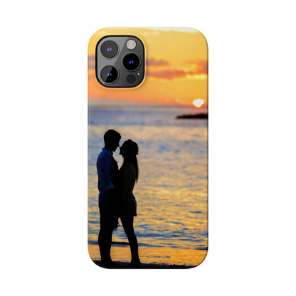 Beach Love Slim Phone Case