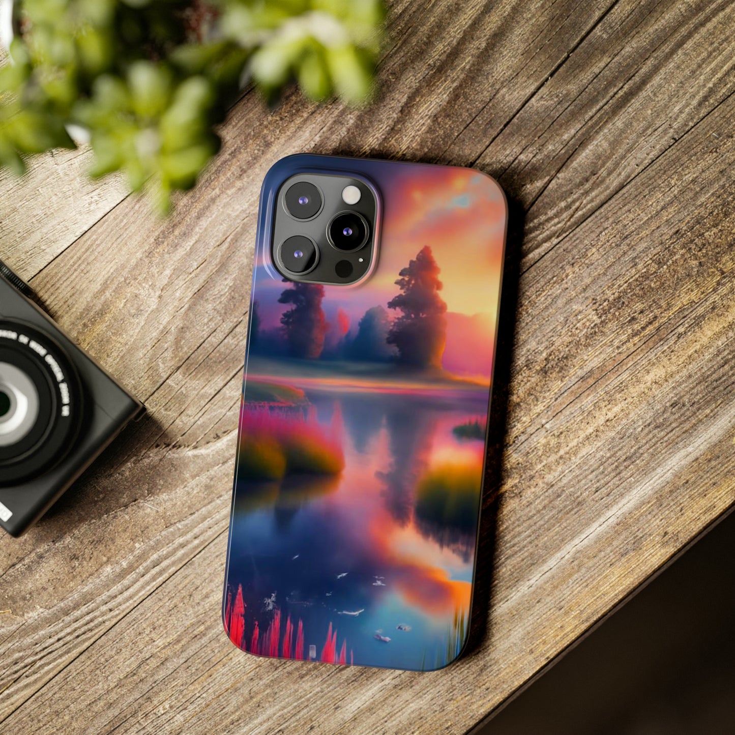 Blurry Morning Slim Phone Case - Colorwink