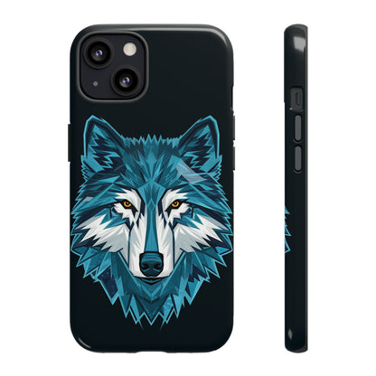 Cubism Wolf Art Tough Case