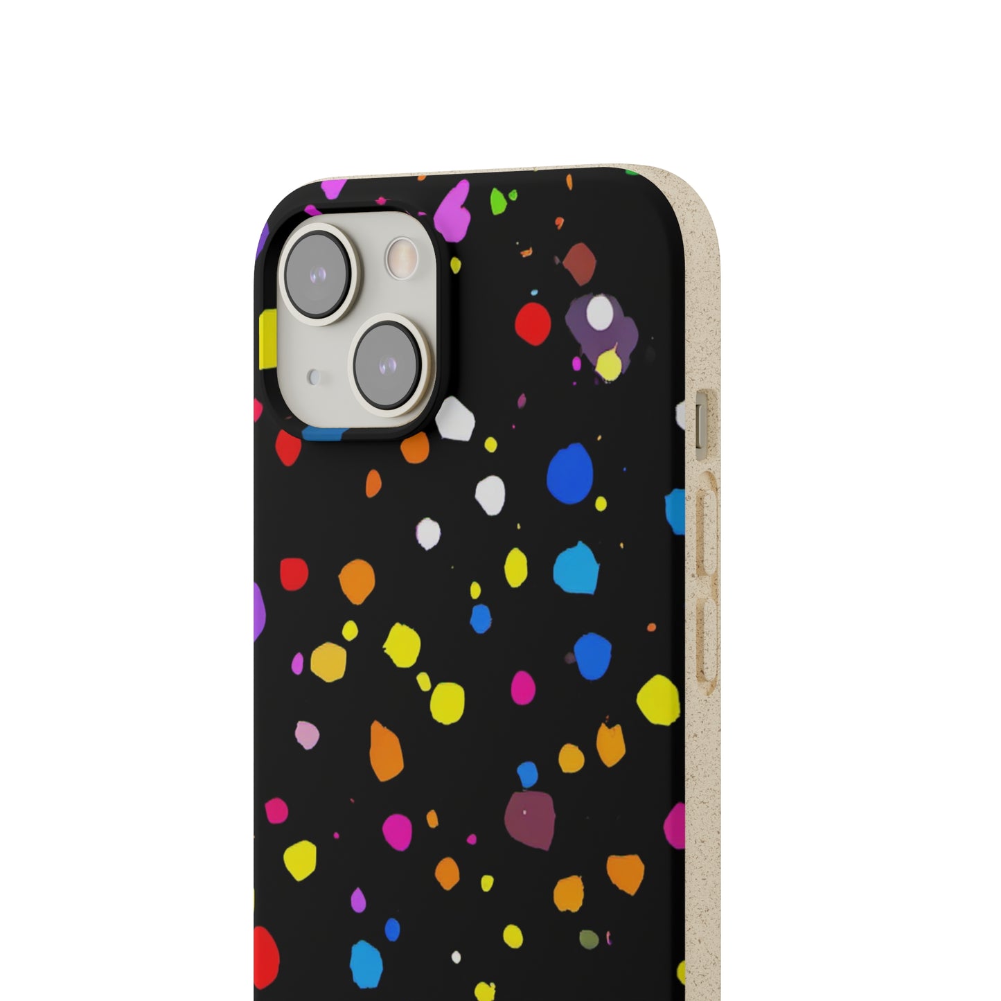 Colorful Dot Parade Biodegradable Case