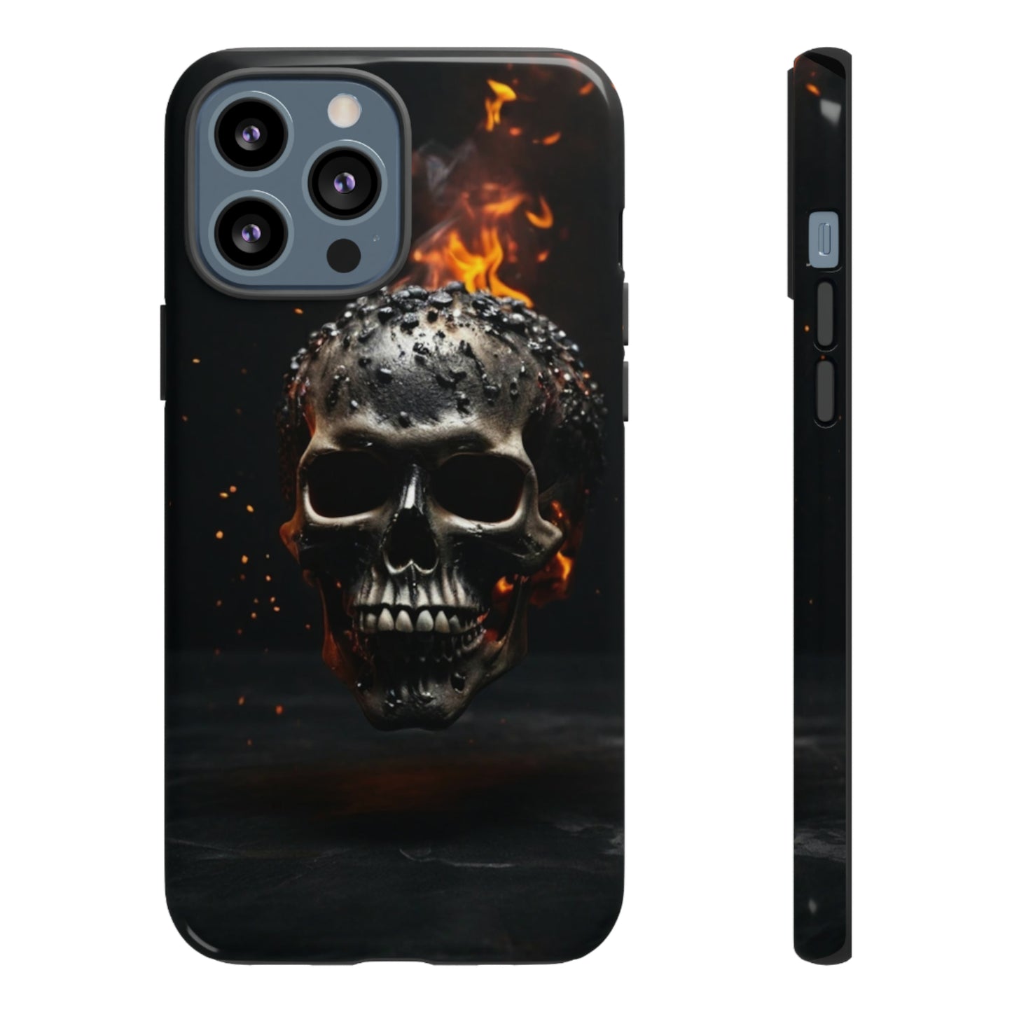 Fiery Skull Tough Case