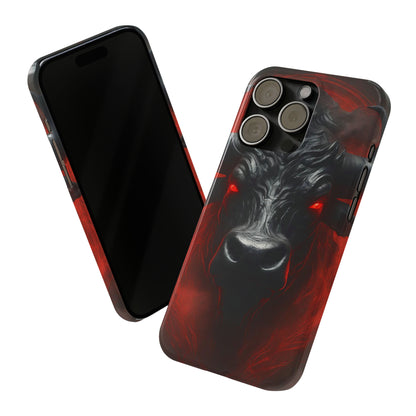 Red Eye Bull Slim Phone Case - Colorwink