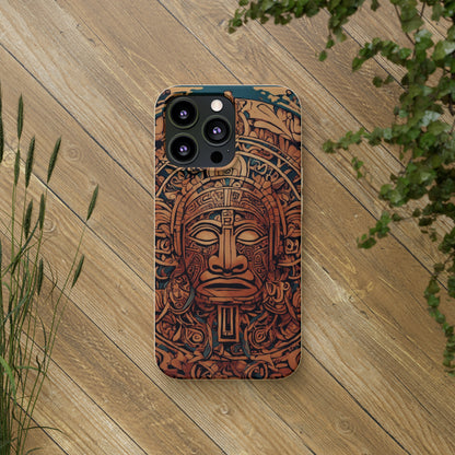 Marquesan Tattoo Style Biodegradable Case