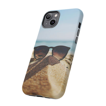 Sunglass on Beach Tough Case