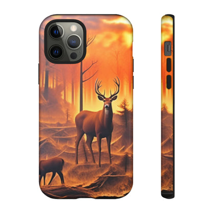 Deer Painting Tough Case