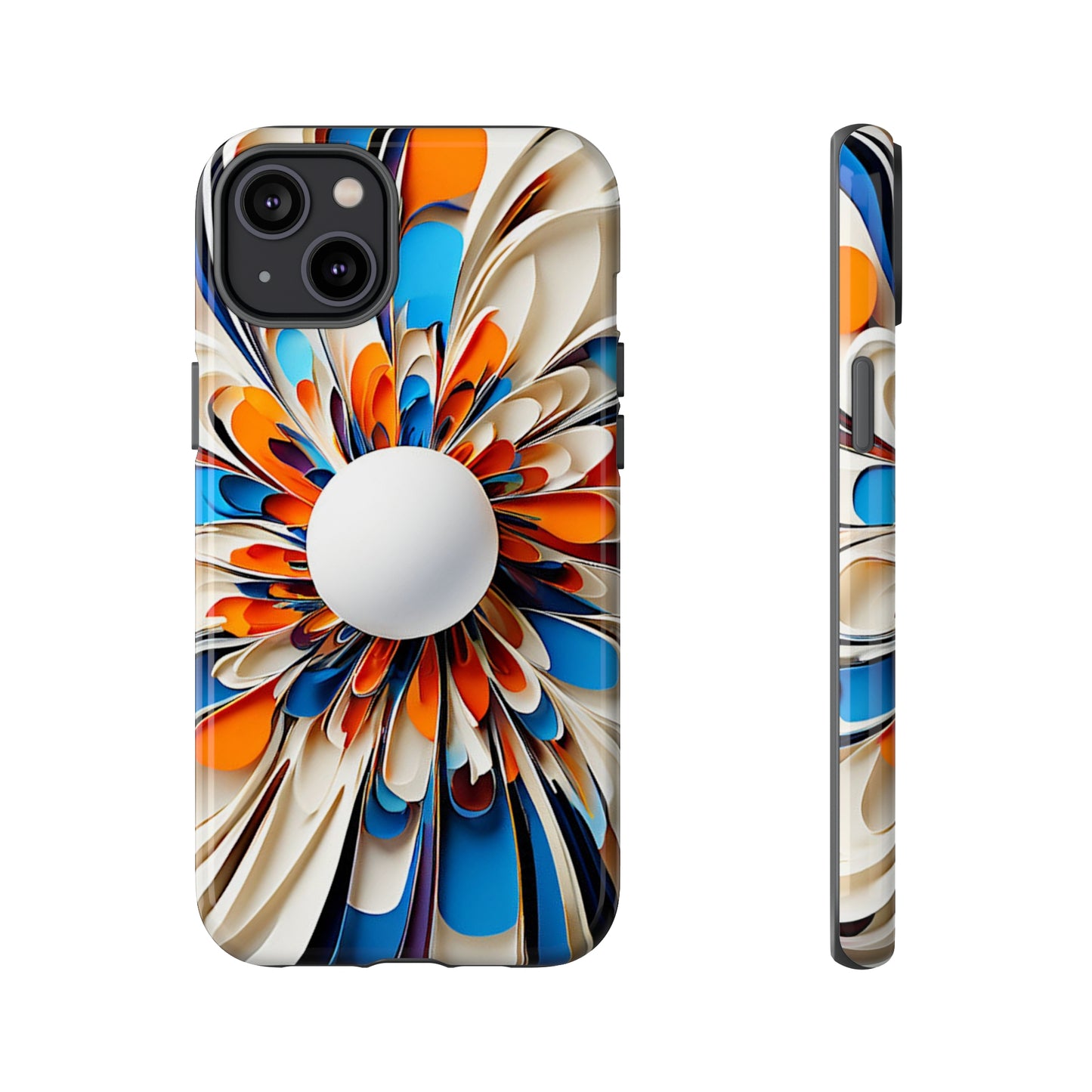 White Flower Tough Case